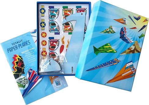 BOX CANDIY Totally Paper Planes Fold and Fly Origami Airplane Art Set to Make and Fly 40 Planes in Kuwait