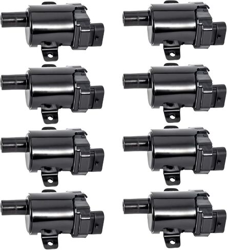 حزمة ملف الإشعال الدائري UF262 متوافقة مع 4.8L 5.3L 6.0L Chevy GMC Silverado 1500 2500 3500 Tahoe Suburban Express Sierra Savana Yukon Escalade Avalanche Envoy 2002 2003 2004 2005 2006، 8 قطع in Kuwait