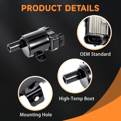 حزمة ملف الإشعال الدائري UF262 متوافقة مع 4.8L 5.3L 6.0L Chevy GMC Silverado 1500 2500 3500 Tahoe Suburban Express Sierra Savana Yukon Escalade Avalanche Envoy 2002 2003 2004 2005 2006، 8 قطع in Kuwait
