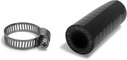 ID 1/2" (13mm) 4-Ply Reinforced Silicone Hose Cap Length 60mm Hose End Plug W/Clamp for Turbo Bypass Valve Vacuum Throttle Body Water Port Coolant Heater Core in Kuwait