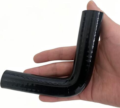 ID 3/4 بوصة (19 مم) 90 درجة خرطوم سيليكون الكوع مقرنة 4 بوصة طول الساق عالمي 4 طبقات من السيليكون المقوى مع 2 قطعة مشابك، للتربو، المبرد الداخلي، أنابيب السحب in Kuwait
