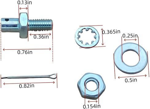 Replace 2Sets Throttle Cable Adapter Stud Kit 8009 Fits 1977-later Chevy Throttle Cable Kit in Kuwait