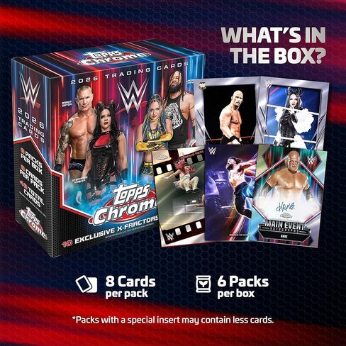 2026 Topps Chrome WWE - مختوم من المصنع - صندوق ضخم in Kuwait