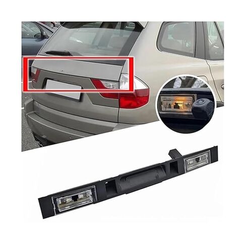 لسيارات BMW E83 X3 2004-2010 مجموعة مفاتيح الباب الخلفي مقبض خلفي مع زر مفتاح 51133403611 غطاء التمهيد قفل مزلاج التمهيد قفل المحرك in Kuwait