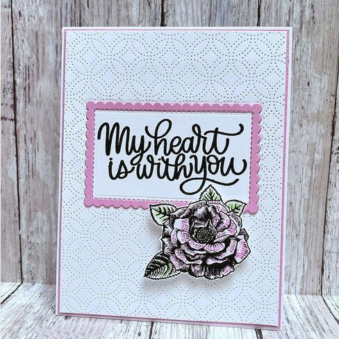Gretting Words Stamp for Card Making With Sympathy,Thinking of You,My Heart is With You,Sending Thoughts&Prayers You Way Clear Rubber Stamp for DIY Scrapbooking Paper Crafting Stamping Stamp Crafts in Kuwait