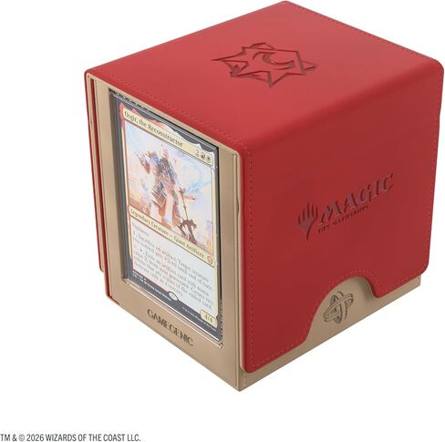 Gamegenic Magic: The Gathering Secrets of Strixhaven Sidekick PRO 100+ XL - صندوق سطح قابل للتحويل، يحمل أكثر من 100 بطاقة بأكمام مزدوجة، شاشة عرض قائد التحميل الجانبي in Kuwait
