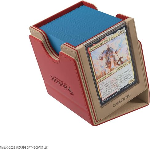 Gamegenic Magic: The Gathering Secrets of Strixhaven Sidekick PRO 100+ XL - صندوق سطح قابل للتحويل، يحمل أكثر من 100 بطاقة بأكمام مزدوجة، شاشة عرض قائد التحميل الجانبي in Kuwait
