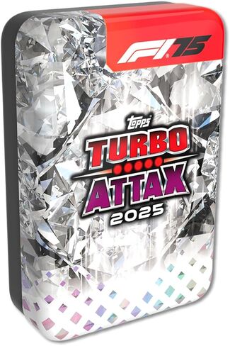 Topps Turbo Attax Formula 1 2025 - Diamond Edition Mega Tin - Contains 66 Cards Including 6 LE's and 5 Exclusives. Legend Relics Inside Lucky tins. in Kuwait