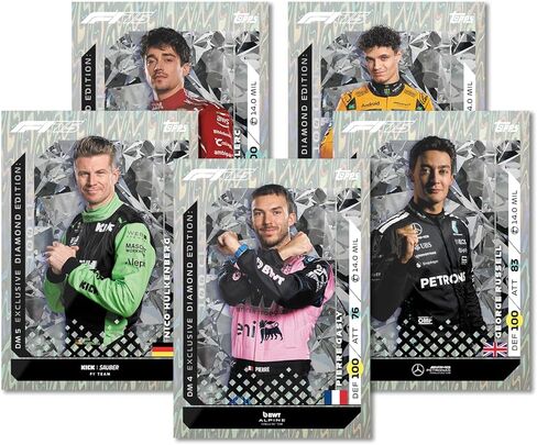 Topps Turbo Attax Formula 1 2025 - Diamond Edition Mega Tin - Contains 66 Cards Including 6 LE's and 5 Exclusives. Legend Relics Inside Lucky tins. in Kuwait