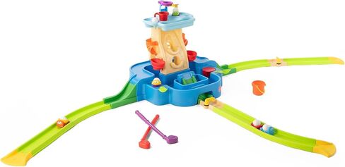 Step2 Putt & Splash Adventure Center, Kids Water Tower, Mini Golf Playset, 33 Accessories, Clubs, Golf Balls, Ages 1.5+ Years in Kuwait