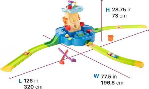 Step2 Putt & Splash Adventure Center, Kids Water Tower, Mini Golf Playset, 33 Accessories, Clubs, Golf Balls, Ages 1.5+ Years in Kuwait