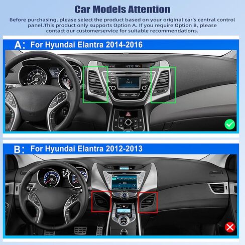 UNITOPSCI 2G+64G Android 13 ستيريو سيارة لشركة Hyundai Elantra 2014-2016 راديو لاسلكي Apple CarPlay Android Auto 9 بوصة بلوتوث شاشة لمس GPS وحدة رئيسية HiFi WiFi FM راديو USB SWC + AHD كاميرا احتياطية in Saudi Arabia