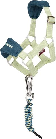 LeMieux Toy Pony Vogue Halter & Leadrope - حزام أنف مبطن بالصوف - حزام قابل للتعديل - يمكن غسله في الغسالة - مناسب للأعمار من 3 سنوات فما فوق - ملوخية in Kuwait