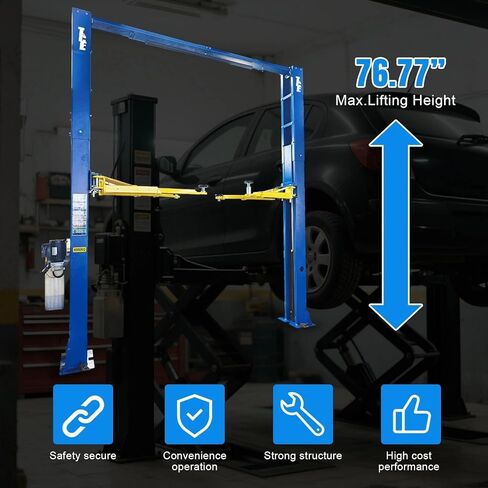 TCE 2 Post Lift 10000lbs 220V Two Post Torin Lift Extend-Height 150.79 inch in Kuwait