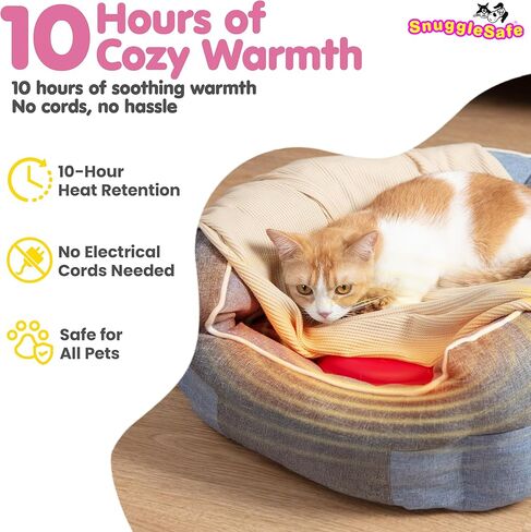 The 'Original' Snugglesafe Microwave Heating Pad Disc Microwavable Heated Pet Bed. in Saudi Arabia