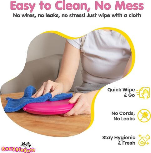 The 'Original' Snugglesafe Microwave Heating Pad Disc Microwavable Heated Pet Bed. in Saudi Arabia