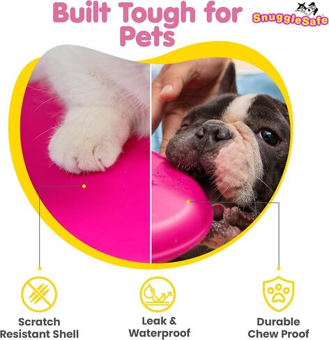 The 'Original' Snugglesafe Microwave Heating Pad Disc Microwavable Heated Pet Bed. in Saudi Arabia