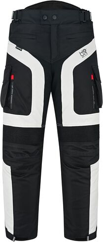 Motorcycle Pants for Men Cordura 600D Waterproof Riding Pants with Armor Pockets, Removable Liner, Air Vents Touring Gear in Kuwait