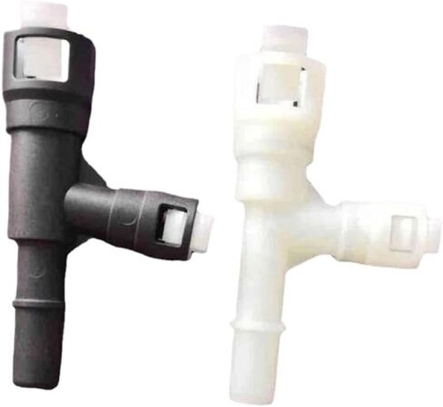 HVAC Heater Hose Connector Compatible With Suburban Yukon Escalade 2002–2014 Black And White 15055343 15055342 in Kuwait