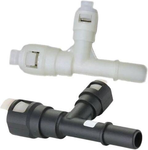 HVAC Heater Hose Connector Compatible With Suburban Yukon Escalade 2002–2014 Black And White 15055343 15055342 in Kuwait