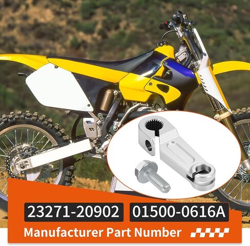 Silver Clutch Release Arm For Suzuki Quadracer 250 DR-Z250 DR350 DRZ400 RM80 RM85 RM125 RMX250 LT-Z400 1985-2023 23271-20902 in Kuwait
