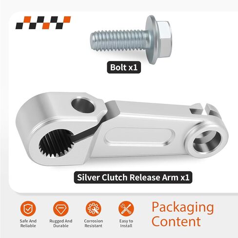 Silver Clutch Release Arm For Suzuki Quadracer 250 DR-Z250 DR350 DRZ400 RM80 RM85 RM125 RMX250 LT-Z400 1985-2023 23271-20902 in Kuwait