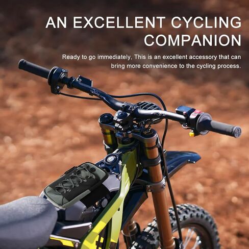 حقيبة تخزين غطاء البطارية من Dirtbike، حقيبة تخزين إطار البطارية الأمامية للدراجة النارية لـ Surron Light Bee/Talaria/X160/X260/E Ride Pro/Surron Ultra Bee/Rawrr Mantis/Tuttio Soleil 01 (رمادي) in Kuwait