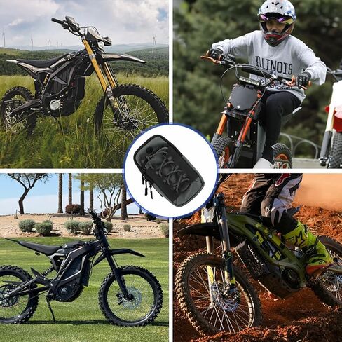 حقيبة تخزين غطاء البطارية من Dirtbike، حقيبة تخزين إطار البطارية الأمامية للدراجة النارية لـ Surron Light Bee/Talaria/X160/X260/E Ride Pro/Surron Ultra Bee/Rawrr Mantis/Tuttio Soleil 01 (رمادي) in Kuwait