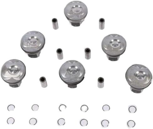 Piston and Ring Set +0.5mm Oversize for LR062617 Compatible with F-Pace, XE and Discovery 3.0L Engines in Kuwait
