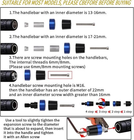 أطراف قضيب الدراجة النارية أغطية نهاية المقود متوافقة مع ملحقات H.onda CB750 K/F/A CB 750 H.ornet 2023 2024 2025 (أحمر) in Kuwait