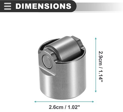 Motoforti Fuel Pump Tappet Cam Follower, for Cadillac CTS 2008-2015, No.12590679, Metal, 1 Pcs in Kuwait