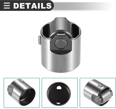 Motoforti Fuel Pump Tappet Cam Follower, for Cadillac CTS 2008-2015, No.12590679, Metal, 1 Pcs in Kuwait