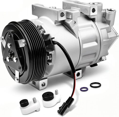 AC Compressor Compatible with (ONLY Fit SL/SV Model) Nissan Altima 2.5L 2007 2013-2018, Rogue 2.5L 2014-2020 Air Conditioner, A/C Air Conditioning VCS-14EC Style (Not DKS17D), CO 29073C, 98664 in Kuwait