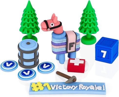 Video Game Cake Toppers - 11 Piece Set for Themed Birthdays - Enhanced Party Decorations in Kuwait