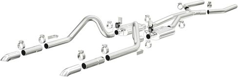 Magnaflow 15815 نظام عادم مزدوج من الفولاذ المقاوم للصدأ مقاس 2.5 بوصة in Kuwait