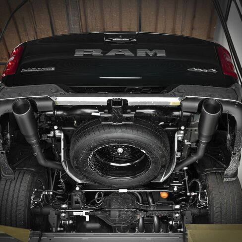 MagnaFlow Performance Exhaust System 19685: Cat-Back, SPEQ Series, For 2025 RAM 1500 I6 3.0L, Dual Split Rear Exit, Black Coated in Kuwait