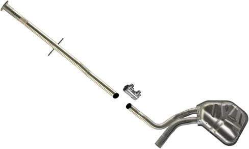 Middle Exhaust Pipe W Right Muffler Replacement Parts For Mini Cooper Supercharged 2002 To 07/04 in Kuwait
