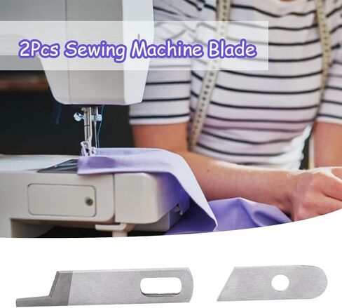 Haofy Serger الشفرات العلوية السفلية 2 مجموعة 412585 550449 قطع غيار ماكينة الاوفرلوك لـ BabyLock BL400 Elna T3 T34 Hobbylock 2.0 756 in Kuwait