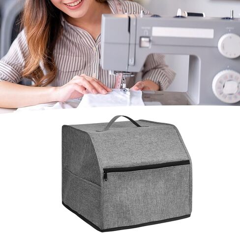 Sewing Machine Dust Cover, Oxford Cloth Serger Overlock Machine Cover with Accessories Pouch, for Most Standard Sewing Machines and Sergers in Saudi Arabia
