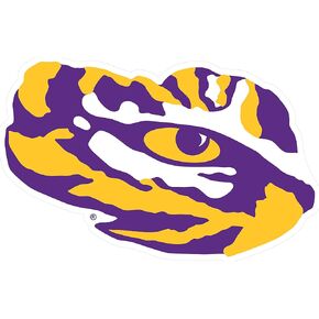 Craftique LSU Decal (LSU Tiger Eye Decal (3",4",6",12"), 3 in)