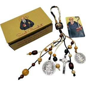 St Benedict Home Blessing Door Hanger with Saint Card House Blessing Deluxe Edition Gift Set