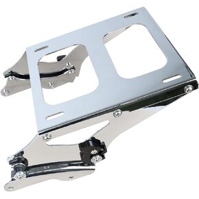 رف أمتعة أسود قابل للفصل مع أجهزة إرساء 4 نقاط متوافقة مع Touring Road King Street Glide Road Glide Electra Glide Tour Pack Pak 2014-2024 in Kuwait