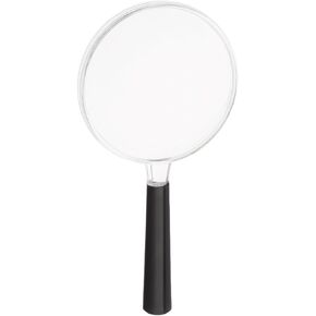Charles Leonard 2x Magnifying Glass, 2 1/2 Inch Lens, 5.2 Inch Tall, Assorted Colors (80212)