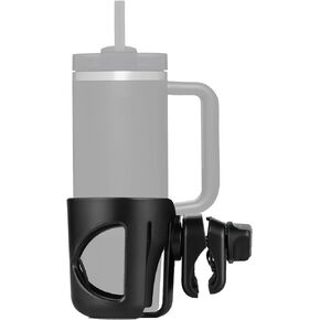 New Stroller Stanley Cup Holder for Stanley Quencher H2.0 (30 & 40 Oz. Models), Also Applicable on Stanley IceFlow (20 & 30 Oz. Models) - Black