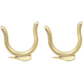 Milisten 3 Pcs Small Finger Hook Trumpet Replacement Trumpet Valve Slide Trumpet Slide Front Finger Hook Musical Instruments Trumpet Finger Hook Trumpet Accessory Appendix Fine Copper