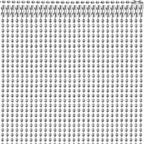 Kigeli 300 Pcs 23.6'' Chain Necklace Chains Bulk 2.4 mm Beaded Dog Tag Chain Mens Military Blank Necklace Hanging Necklace Making Supplies for Jewelry Making DIY Crafts(Silver)