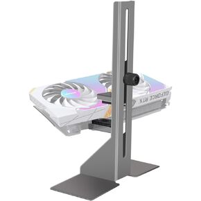[All-Metal Design/Enhanced Stability] GPU Support Bracket, Graphics Card GPU Brace Support Video Card Sag Holder Holster Bracket (Compatible with up to 72mm Thickness GPU)