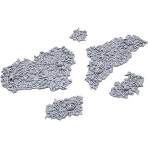 Bone Piles by Printable Scenery, 3D Printed Tabletop RPG Scenery and Wargame Terrain 28mm Miniatures
