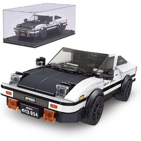 Mould King AE86 Initial D Car Models Building Toys with Clear Display Case, 27013 Collectible Model Car Kits Building Blocks, Speed Racing Car Models Toy Cars for Kids Age 8+ Adults(399 PCS)