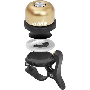 جرس الدراجة، حامل دراجة هوائية مخفي في الجرس، جرس دراجة لمقود دراجة بقطر 0.87-1.0 بوصة، ملحقات حامل أجراس الدراجة المقاومة للماء للدراجات للبالغين in Kuwait